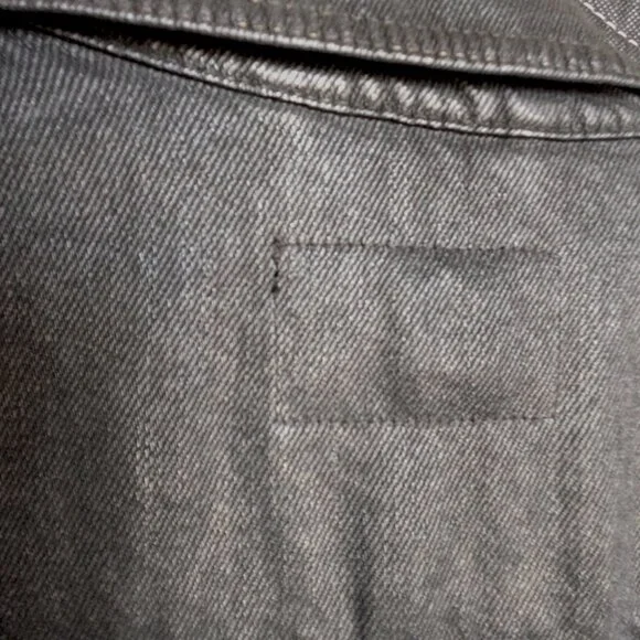 All Saints Black Jean Jacket - Picture 8 of 16